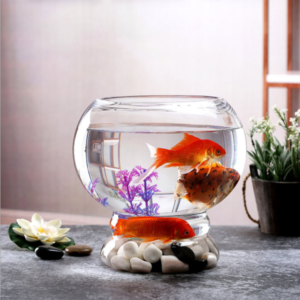 Mini Table Fish Tank Glass Fish Bowl Decoration Aquarium Fish Tank