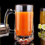 GlassWorld Premium AniqueHand Stylish 450ml Beer Mugs Clear Heavy Base Beer Glasses - Image 5