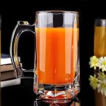 GlassWorld Premium AniqueHand Stylish 450ml Beer Mugs Clear Heavy Base Beer Glasses - Image 4