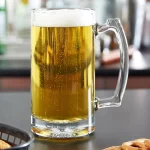 GlassWorld Premium AniqueHand Stylish 450ml Beer Mugs Clear Heavy Base Beer Glasses - Image 2