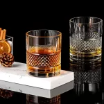 GlassWorld BottomRim Luxury Whiskey Glass Set - 310ml - Image 2