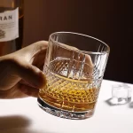 GlassWorld BottomRim Luxury Whiskey Glass Set - 310ml - Image 5