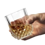 GlassWorld Premium LongChamp Elegant Whiskey Glass Set - 310ml - Image 3