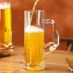 GlassWorld Premium 600ml Muscleman Unique Tall Beer Mugs