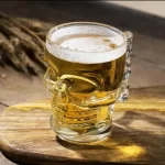 GlassWorld Premium CrackHead Stylish 495ml Beer Mugs Clear Heavy Base Beer Glasses