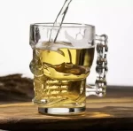 GlassWorld Premium CrackHead Stylish 495ml Beer Mugs Clear Heavy Base Beer Glasses - Image 2