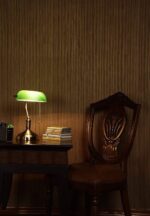 GlassWorld Retro Home Classic Green Bankers Table Lamp with Glass Shade and Brass Base - Image 6