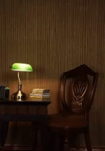 GlassWorld Retro Home Classic Green Bankers Table Lamp with Glass Shade and Brass Base - Image 5