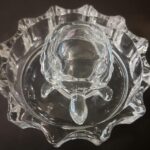GlassWorld Vastu Feng Shui Crystal Glass Turtle Tortoise with Plate for Good Luck for Office Home (SunTray&Turtle)