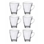 Glass World Delta glass Cup Set for Tea, Coffee, Milk, Cappuccino - 165ml - Image 3
