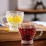 Glass World Fishtail glass Cup Set for Tea, Coffee, Milk, Cappuccino - 135ml