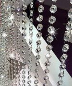 Glass World Modern String DIY Decor Diamond Acrylic Crystal Beads Curtain Strand Garland Party Home Decoration - Image 2