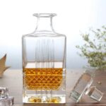 Glass World Premium Bottom Rim Crystal Decanter Set for Whiskey, Liquor, Scotch, Wine - Image 7