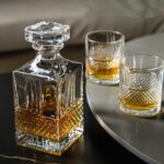 Glass World Premium Bottom Rim Crystal Decanter Set for Whiskey, Liquor, Scotch, Wine - Image 9