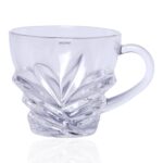 Glass World Premium Bottom Sliced Glass Cup Set for Tea, Coffee, Milk, Cappuccino - Image 2