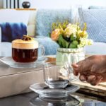 Glass World Premium Classic Glass Tea & Coffee Cup and Saucer Set - 180 ML, Transparent Cups for Espresso Cappuccino hot Chocolate, Cups and Saucer Set for Coffee, Green Tea (2 Cup and 2 Saucer) - Image 3