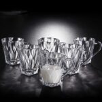 Glass World Premium Cross Strike Glass Cup Set for Tea, Coffee, Milk, Cappuccino - Image 2