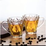 Glass World Premium Cross Strike Glass Cup Set for Tea, Coffee, Milk, Cappuccino - Image 6