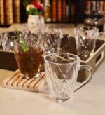 Glass World Premium Cross Strike Glass Cup Set for Tea, Coffee, Milk, Cappuccino - Image 8