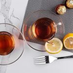 Glass World Premium Espresso Glass Tea & Coffee Cup and Saucer Set - 180 ML, Transparent Cups for Espresso Cappuccino hot Chocolate, Cups and Saucer Set for Coffee, Green Tea (2 Cup and 2 Saucer) - Image 4