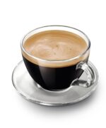 Glass World Premium European Glass Tea & Coffee Cup and Saucer Set - 180 ML, Transparent Cups for Espresso Cappuccino hot Chocolate, Cups and Saucer Set for Coffee, Green Tea (2 Cup and 2 Saucer) - Image 2