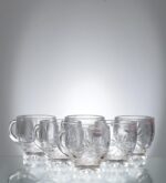 Glass World Premium Flower Feet Glass Cup Set for Tea, Coffee, Milk, Cappuccino - Image 2