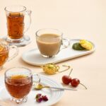 Glass World Premium Flower Feet Glass Cup Set for Tea, Coffee, Milk, Cappuccino - Image 3