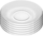 Glass World Premium Glass Quarter Plates for tea coffee cups and serving snacks foods - Image 3