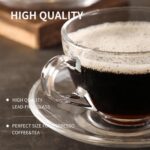 Glass World Premium Glass Quarter Plates for tea coffee cups and serving snacks foods - Image 6