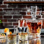 Glass World Premium Leisure Crystal Decanter Set for Whiskey, Liquor, Scotch, Wine - Decanter – 800ml, Glass – 300 ml - Image 8