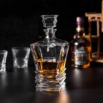 Glass World Premium Leisure Crystal Decanter Set for Whiskey, Liquor, Scotch, Wine - Decanter – 800ml, Glass – 300 ml - Image 9