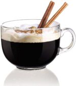 Glass World Premium Metro Love Glass Cup Set for Tea, Coffee, Milk, Cappuccino