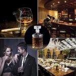 Glass World Premium Opera Crystal Decanter Set for Whiskey, Liquor, Scotch, Wine - Image 2