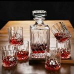 Glass World Premium Opera Crystal Decanter Set for Whiskey, Liquor, Scotch, Wine - Image 5