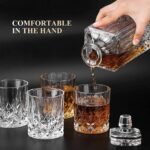 Glass World Premium Opera Crystal Decanter Set for Whiskey, Liquor, Scotch, Wine - Image 7