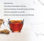 Glass World Premium Ring Hand Glass Cup Set for Tea, Coffee, Milk, Cappuccino - Image 5