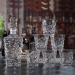 Glass World Premium Solitaire Crystal Decanter Set for Whiskey, Liquor, Scotch, Wine - Image 3
