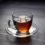 Glass World Premium Square Glass Tea & Coffee Cup and Saucer Set - 180 ML, Transparent Cups for Espresso Cappuccino hot Chocolate, Cups and Saucer Set for Coffee, Green Tea (2 Cup and 2 Saucer) - Image 2