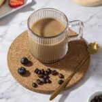 Glass World Premium Vertline Glass Cup Set for Tea, Coffee, Milk, Cappuccino - Image 3