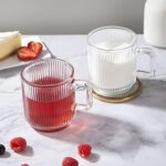 Glass World Premium Vertline Glass Cup Set for Tea, Coffee, Milk, Cappuccino - Image 4