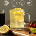 Glass World Premium Vertline Glass Cup Set for Tea, Coffee, Milk, Cappuccino - Image 8