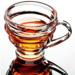 Glass World Ringed Glass Big Cup Set for Tea, Coffee, Milk, Cappuccino - 210ml