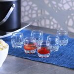 Glass World Sylvana Shot Glass 80ml ,Heavy Base Clear Shot Glass