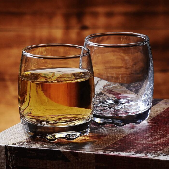 Glass World Sylvana Shot Glass 80ml ,Heavy Base Clear Shot Glass, Great for Whisky Brandy Vodka and Tequila