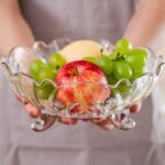 Glass World Tripod Glass Fruit Bowl Plate for Dining Table | Decorative Fruit Snack Dessert Serving Bowl Centerpiece - Image 4