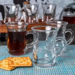 Glass World Turkish glass Cup Set for Tea, Coffee, Milk, Cappuccino 135ml