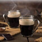 Glass World Unique glass Cup Set for Tea, Coffee, Milk, Cappuccino - 180ml