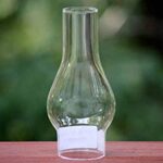 GlassWorld Argon Glass Shade Chimney Top for Indian Lanterns, mandir Oil Lamps, candles Table Lamps Lamp Shade