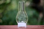 GlassWorld Argon Glass Shade Chimney Top for Indian Lanterns, mandir Oil Lamps, candles Table Lamps Lamp Shade