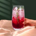 GlassWorld Barrel Shape Heavy Base Tall Bar Glass Water & Juice Glasses 300ml - Image 4